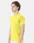 Hanes 4980 Yellow — on model side