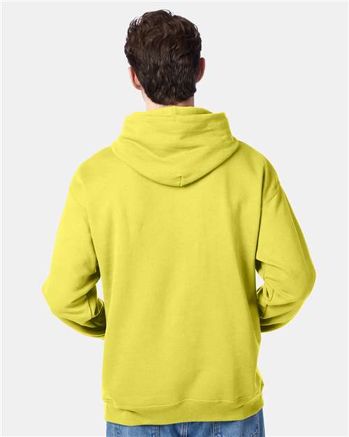 Hanes P170 Yellow — on model back