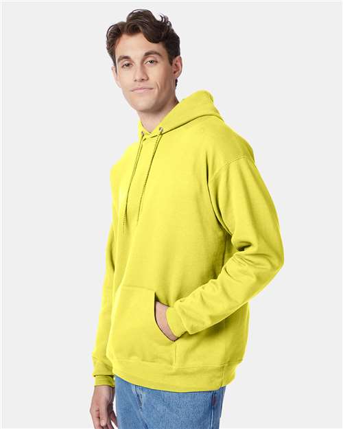 Hanes P170 Yellow — on model side