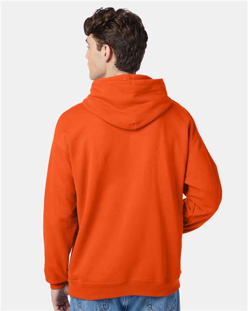 Hanes P170 Orange — on model back
