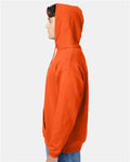 Hanes P170 Orange — on model side