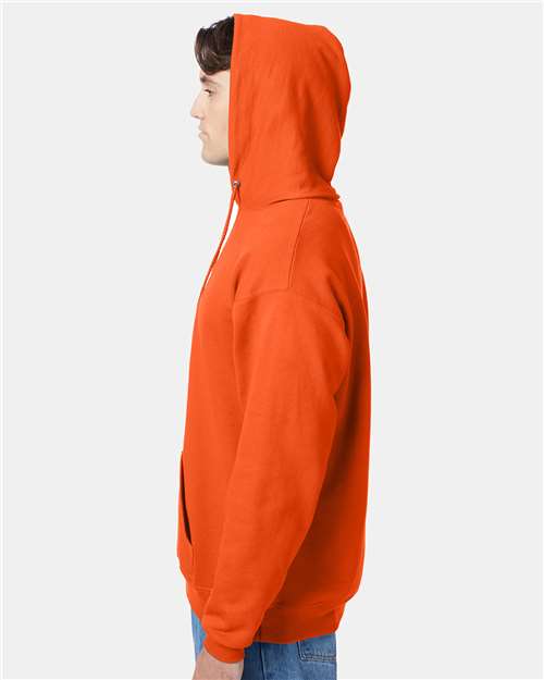 Hanes P170 Orange — on model side