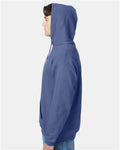 Hanes P170 Denim Blue — on model side