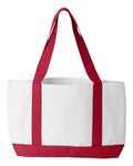 Liberty Bags 7002 White/ Red — front