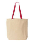 Liberty Bags 8868 Natural/ Red — back