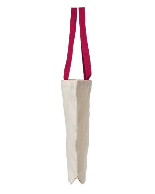 Liberty Bags 8868 Natural/ Red — direct side