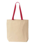 Liberty Bags 8868 Natural/ Red — front