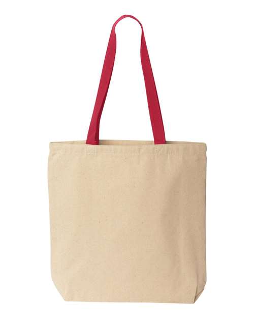 Liberty Bags 8868 Natural/ Red — front