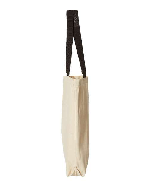 Liberty Bags 8868 Natural/ Black — direct side