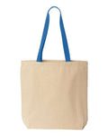 Liberty Bags 8868 Natural/ Royal — back