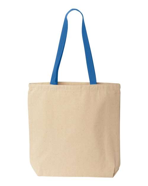 Liberty Bags 8868 Natural/ Royal — back