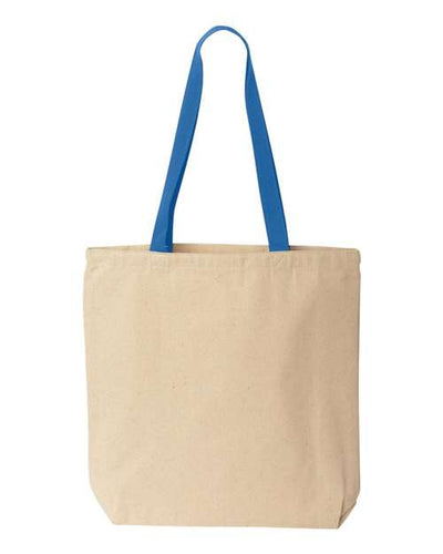 Liberty Bags 8868 Natural/ Royal — front