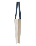 Liberty Bags 8868 Natural/ Navy — direct side