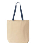 Liberty Bags 8868 Natural/ Navy — front