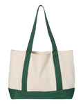 Liberty Bags 8869 Natural/ Forest — back