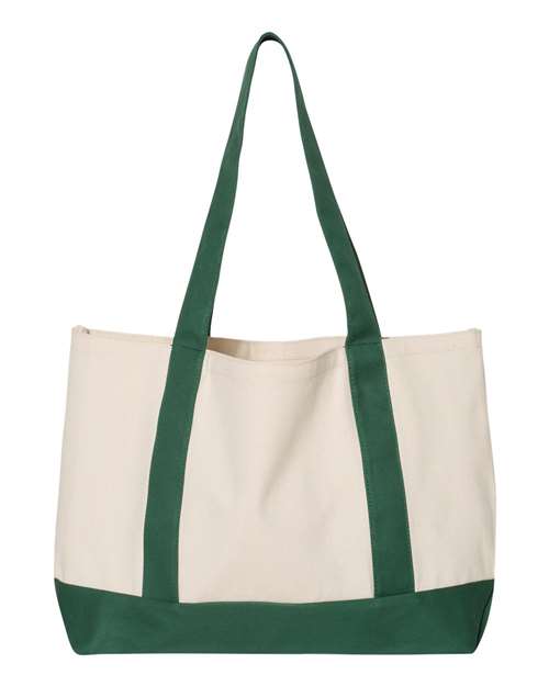 Liberty Bags 8869 Natural/ Forest — back