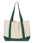 Liberty Bags 8869 Natural/ Forest — front