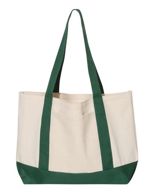 Liberty Bags 8869 Natural/ Forest — front