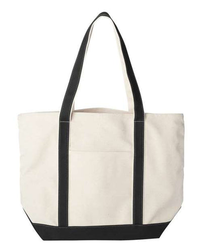 Liberty Bags 8872 Natural/ Black — front