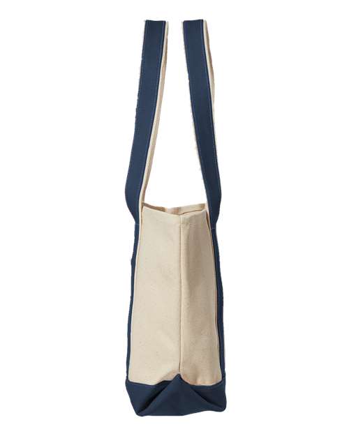 Liberty Bags 8872 Natural/ Navy — direct side