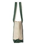 Liberty Bags 8872 Natural/ Forest — direct side
