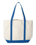 Liberty Bags 8872 Natural/ Royal — front
