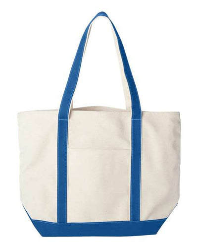 Liberty Bags 8872 Natural/ Royal — front
