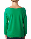Women's French Terry 3/4-Sleeve Raglan - Envy
