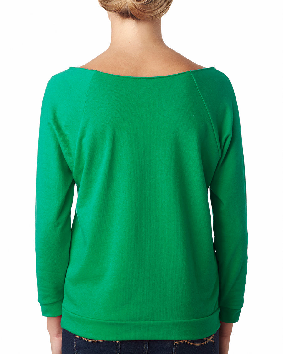 Women's French Terry 3/4-Sleeve Raglan - Envy