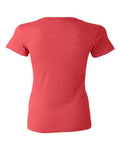 BELLA + CANVAS 8435 Red Triblend — back