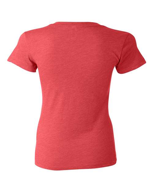 BELLA + CANVAS 8435 Red Triblend — back