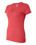 BELLA + CANVAS 8435 Red Triblend — side