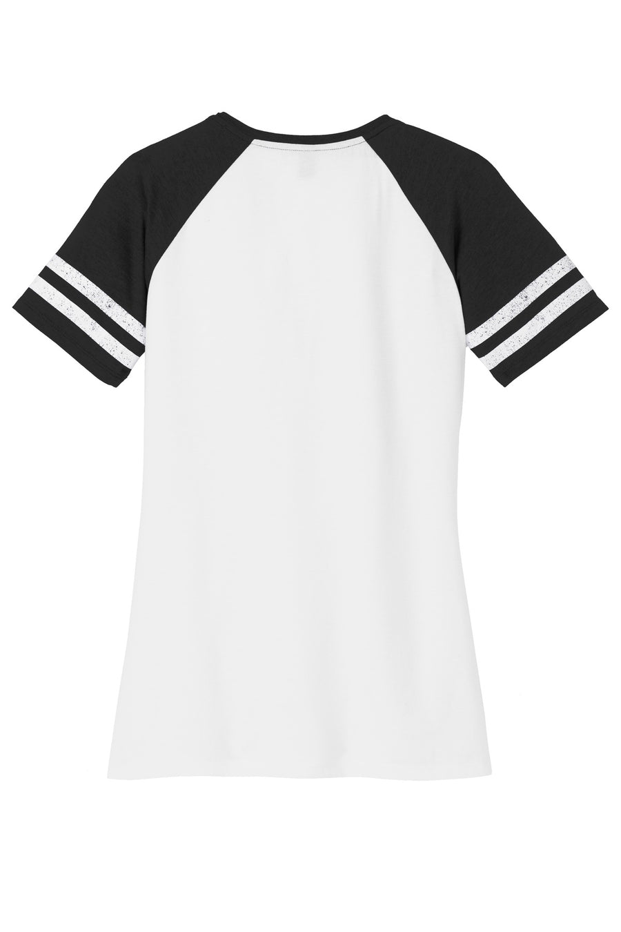 Women's Game V-Neck Tee - White / Black