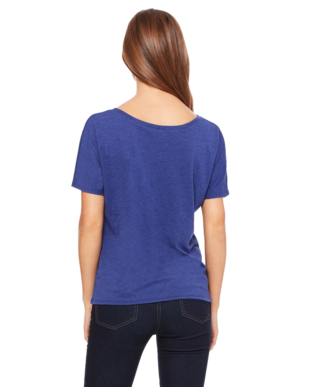 Women's Slouchy T-Shirt - Navy Triblend