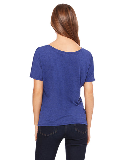 Women's Slouchy T-Shirt - Navy Triblend