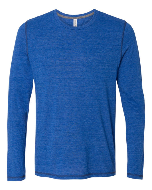 Long Sleeve Triblend T-Shirt - Royal Heather Triblend