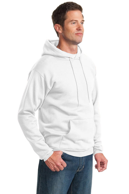 Unisex Essential Fleece Pullover Hoodie - White