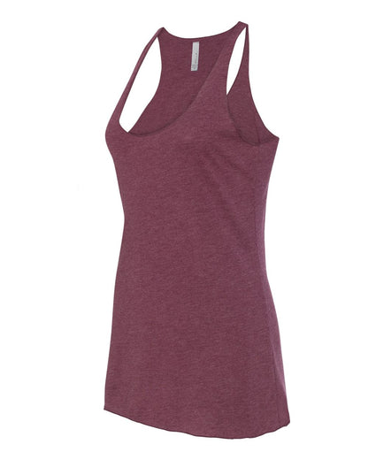 Women's Triblend Racerback Tank - Maroon Triblend