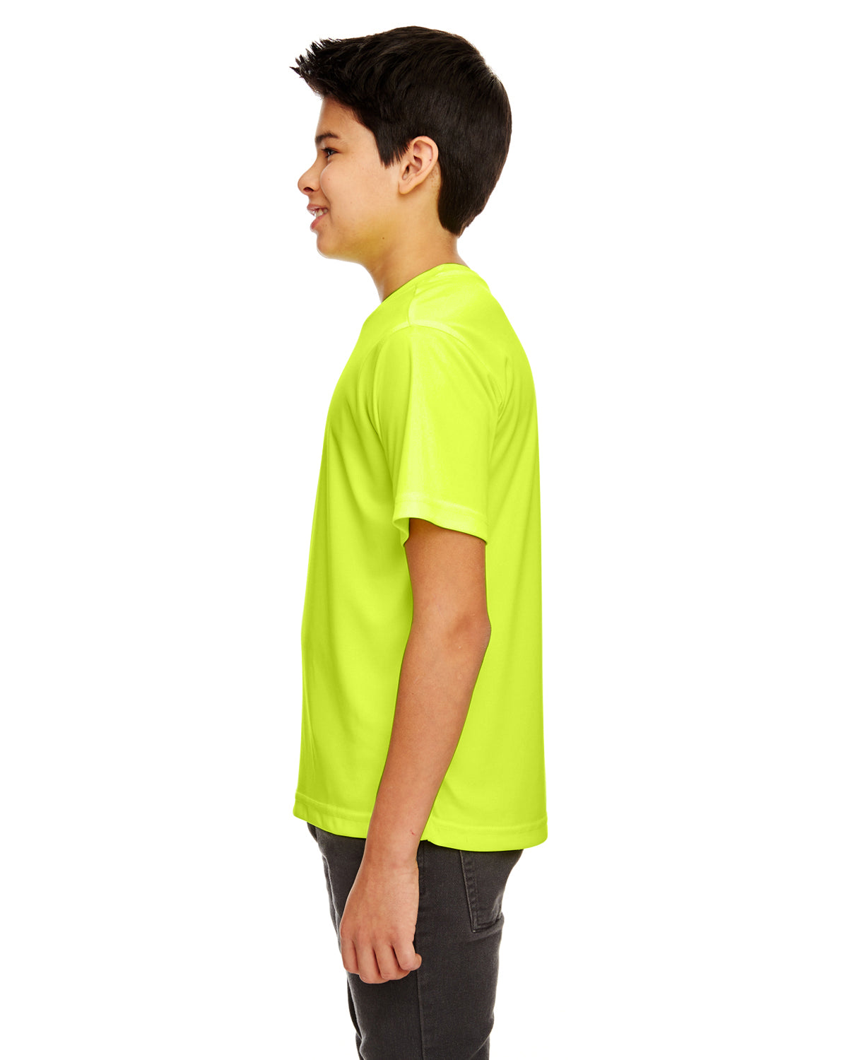 Youth Cool & Dry Sport Performance Interlock T-Shirt - Bright Yellow