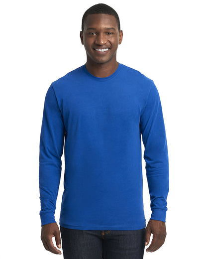 Unisex Sueded Long-Sleeve Crew - Royal