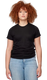 Tultex 0241TC - Unisex Poly-Rich Tee - Black