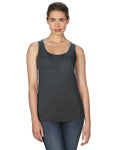 Women's Triblend Racerback Tank - Heather Dark Gray
