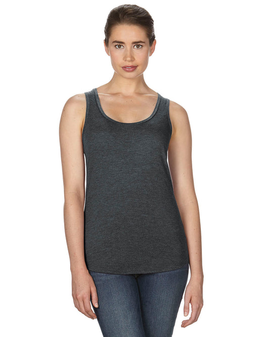 Women's Triblend Racerback Tank - Heather Dark Gray