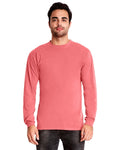 Unisex Inspired Dye Long-Sleeve Crew - Guava