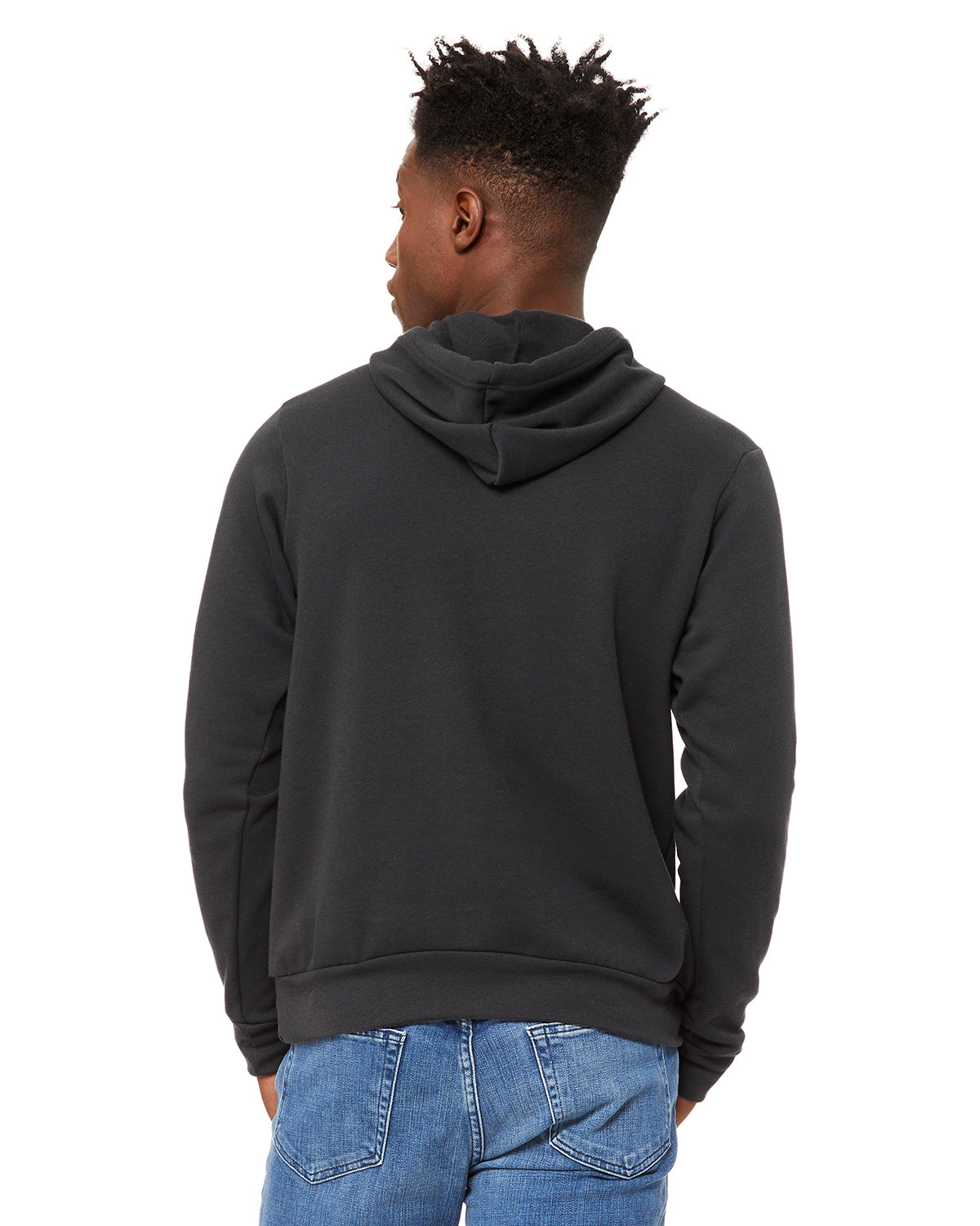 Unisex Sponge Fleece Pullover Hoodie - Dtg Dark Gray