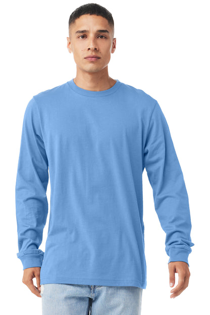 Unisex Jersey Long-Sleeve T-Shirt - Heather Carolina Blue
