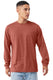 Bella + Canvas 3501CVC - Unisex Jersey Long-Sleeve T-Shirt - Heather Clay