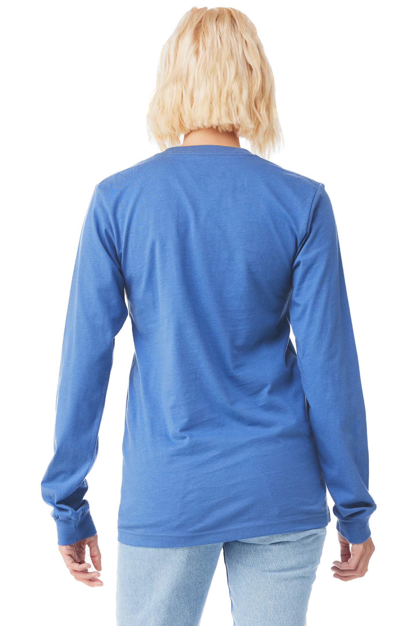 Unisex Jersey Long-Sleeve T-Shirt - Heather Columbia Blue