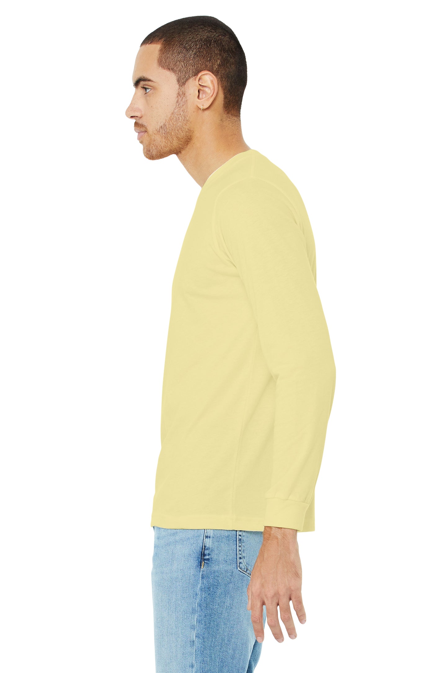 Unisex Jersey Long-Sleeve T-Shirt - Heather French Vanilla