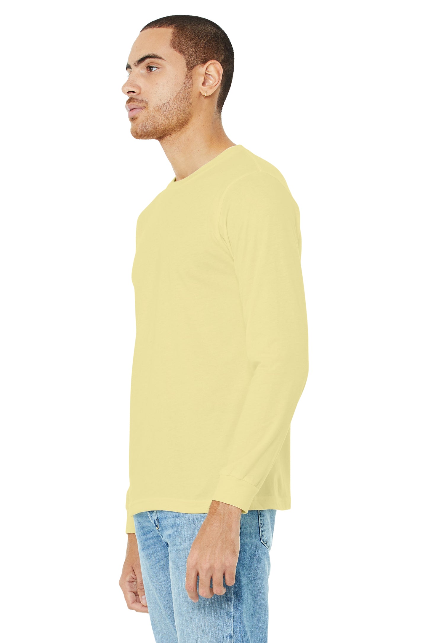 Unisex Jersey Long-Sleeve T-Shirt - Heather French Vanilla